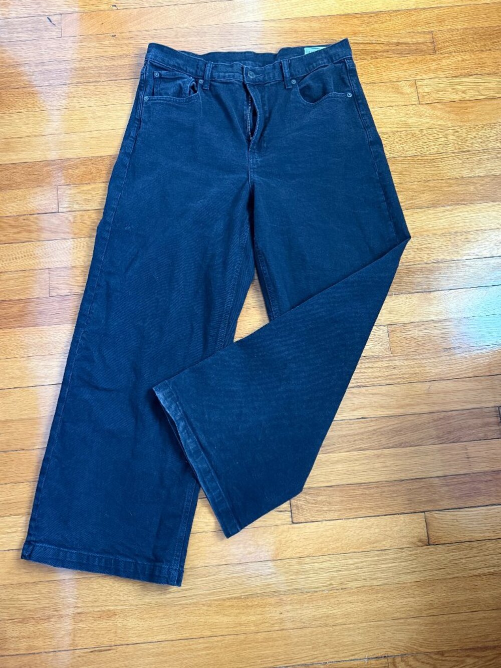 GAP Curvy Stride High Rise Wide-Leg Ankle Jean